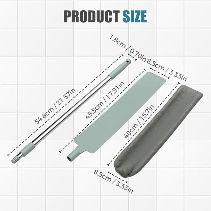 2026 Upgrade Retractable Gap Dust Clean, Extendable Duster Cleaning Tool for Hard-to-Reach Areas, Washable Dusting Brush for Ceiling Blinds Under Furniture (3)