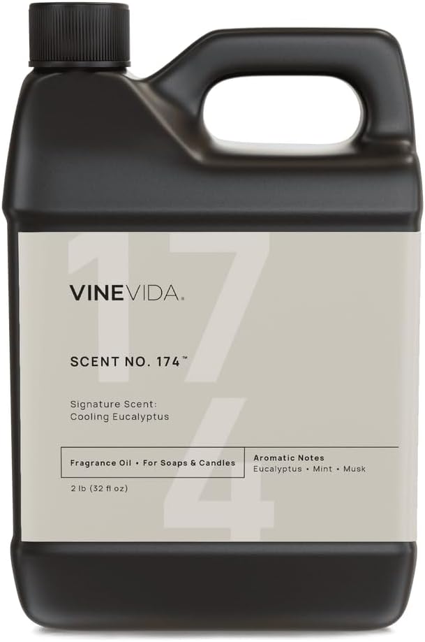VINEVIDA [32 oz] Cooling Eucalyptus; Fragrance Oil for Candle Making and Soap Making - Premium Candle Scents for Soy Candles