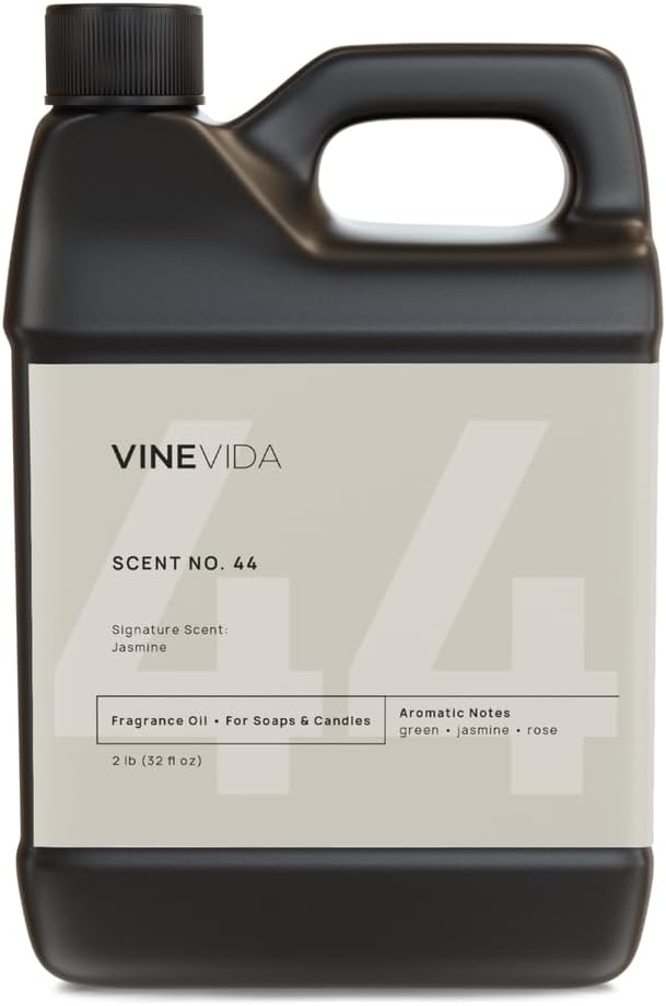 VINEVIDA [32oz] Jasmine Fragrance Oil for Candle Making and Soap Making - Premium Candle Scents for Soy Candles