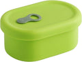 Premium Korean-Made Silicone Airtight Food Container with Steam Vent – BPA Free, Leakproof, Microwave & Freezer Safe Meal Prep. & Leftovers Storage (Green Apple, 7 floz)