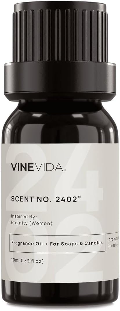 VINEVIDA [10mL] Eternity (Women) Fragrance Oil for Candle Making - Natural Candle Oil Scents - Soap Making Essential Oil - Made in USA