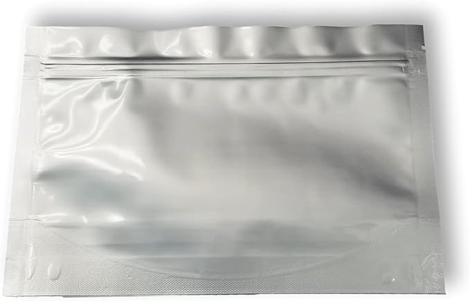7 Mil (Per Side) Mylar Bag 9"x6"x3" 6 layer MRE-Style - Genuine Single Color Aluminum Foil-Lined Bag for Freeze Drying, Grain, Baking, Storage Container (50) (9"x6"x3") (50)