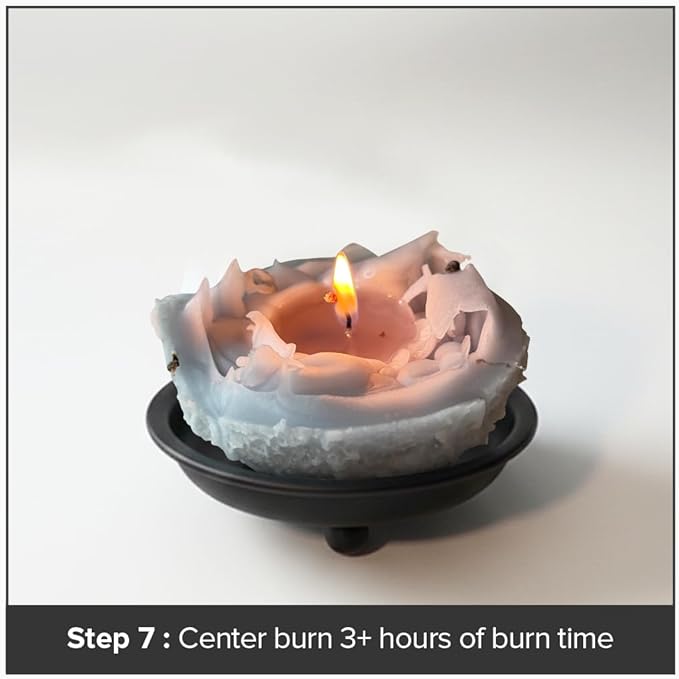 LUMINORA Spiral Scented Candle for Women & Men | Hand-Crafted Decorative Soy Wax Candle | Decor Wick Flower | Unique Twisted Spiral Burn Design | Aromatherapy Candle | Bit of Blue |(Ocean Scent)