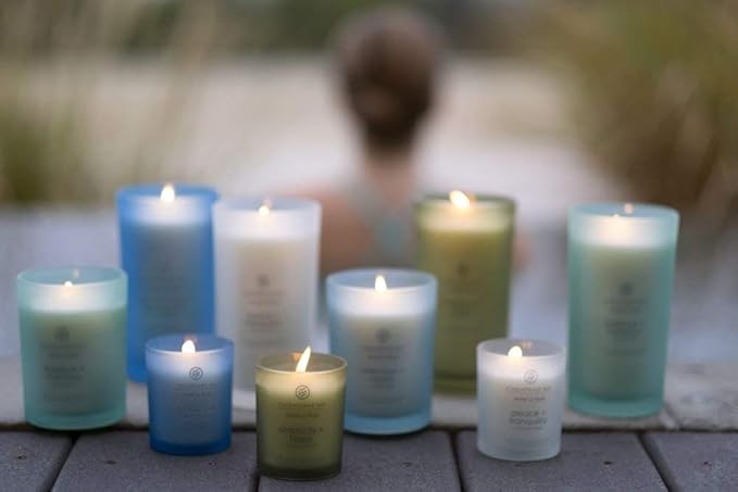Chesapeake Bay Candle Joy + Laughter Scented Candles Cranberry Dahlia Medium 2-Pack Long Burn Time Home Décor