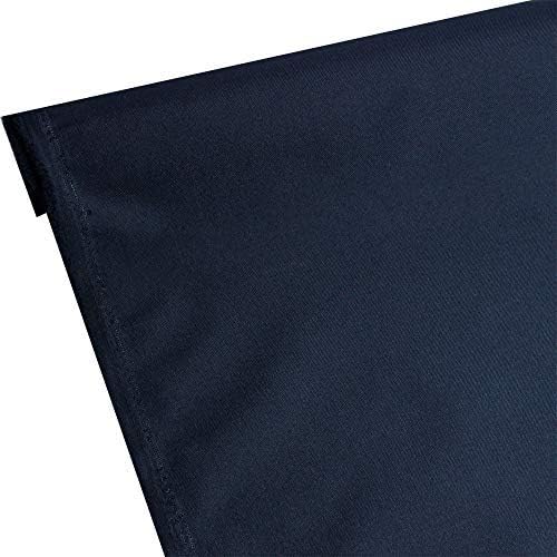 Waterproof Canvas 600 Denier Fabric by The Yard PU Backing UV Protector Navy by The Yard