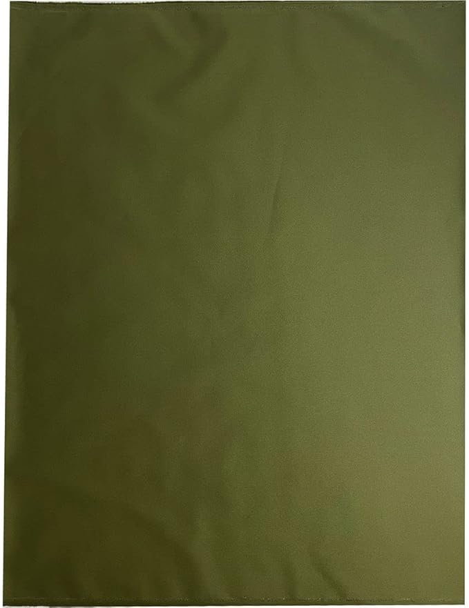 Mybecca Waterproof Canvas Marine Fabric 600 Denier Indoor/Outdoor PU Backing UV Protector Olive 1 Yard