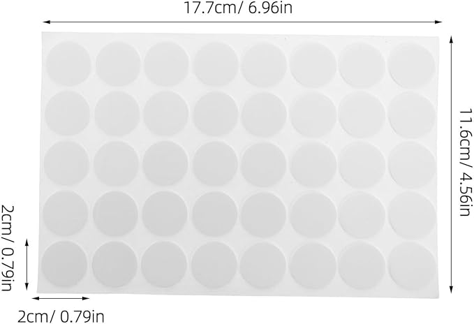 800pcs Small Wick Stickers for Candle Making: 0.8" Round Dot Double Sided Adhesive Inserts Taper Stick Holder Grips for DIY Candlesticks Wick Making