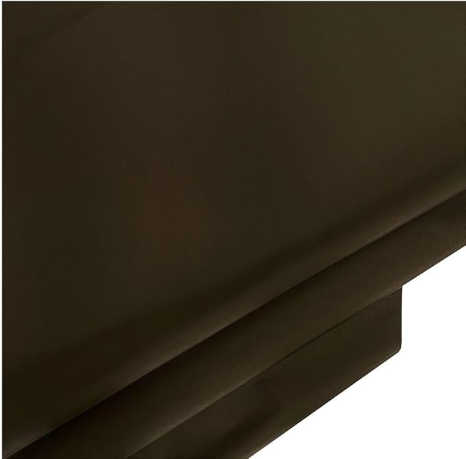 Mybecca Waterproof Canvas Marine Fabric 600 Denier Indoor/Outdoor PU Backing UV Protector Chocolate 5 Yards