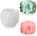 Rose Bouquet Silicone Molds, 3D Rose Resin Candle Molds, Silicone Molds for DIY Handmade Soaps, Clay Craft, Epoxy Resin Crafts, Birthday Gifts, Valentine's Day Gifts & Home Decorations(E)