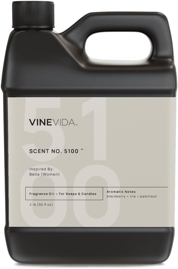 VINEVIDA [32oz] Bella (Women) Fragrance Oil for Candle Making - Natural Candle Oil Scents - Soap Making Essential Oil - Made in USA