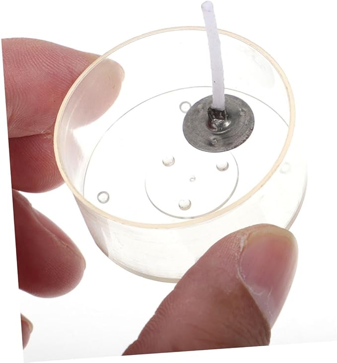 NUOBESTY 1 Set Candle Making Kit with Round Containers and Stable Wicks Candle Wicks Molds for DIY Projects for Beginners and Professionals Create Beautiful Home Decor