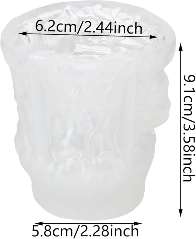 XIAOSHUI 3D Fairy Forest House Candle Molds Tree House Candle Silicone Mold for Candles Making Resin Casting Aromatherapy Candles Gypsum Craft Home Decorate