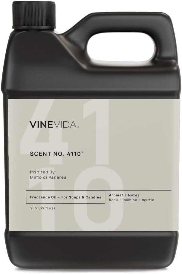VINEVIDA [32oz] Mirto di Panarea Fragrance Oil for Candle Making - Natural Candle Oil Scents - Soap Making Essential Oil - Made in USA