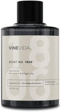 VINEVIDA [16oz] Dark Amber & Ginger Lily Fragrance Oil for Candle Making - Natural Candle Oil Scents - Soap Making Essential Oil - Made in USA