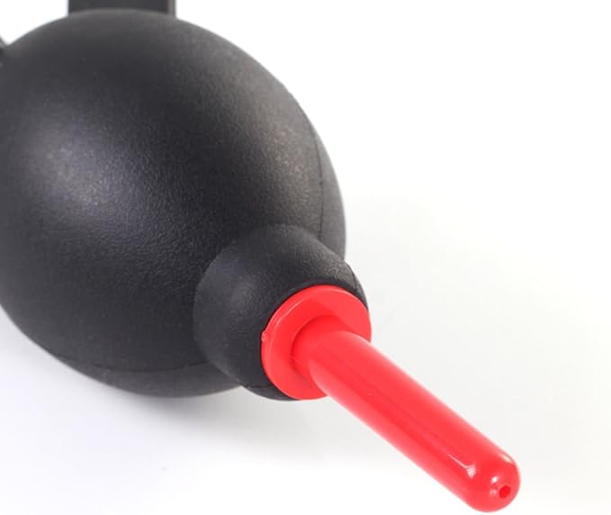 FocusFoto PRO 6.6 Inch Rubber Rocket Air Blower Duster Cleaner Dust Cleaning for DSLR Camera CCD Lens Keyboard Red