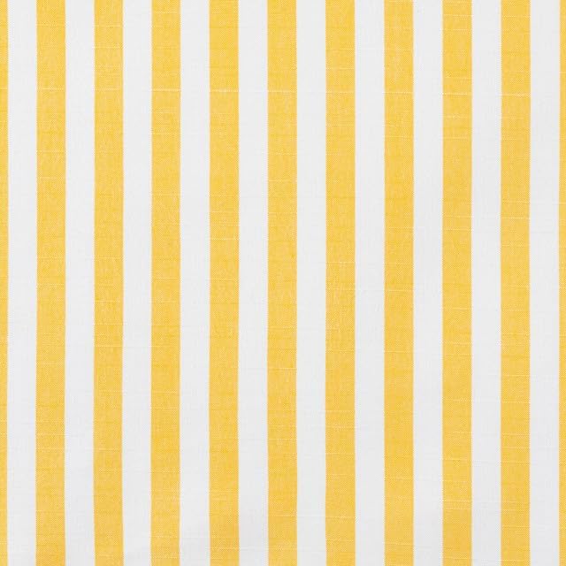 Sunbrella Outdoor Fabric by The Yard | Sail Away Sunflower (Striped) | Official Sunbrella Seller | Indoor or Outdoor Upholstery Fabric for Chairs, Cushions, Drapery, Pillows, Furniture