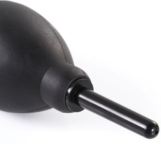 FocusFoto PRO 6.6 Inch Rubber Rocket Air Blower Duster Cleaner Dust Cleaning for DSLR Camera CCD Lens Keyboard Black