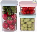 PrepCube Food Storge Continer with Silicon Lid Airtight -3PC Set, BPA-Free, Stackable Freezer Storge, Leftovers Storge, Prep Meal Storge, Kitchen and Pantry Organization Leakproof