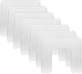 6 Pieces Upright Plates, Accessory Parts of Expandable File Folder Holder, Translucent Frosted