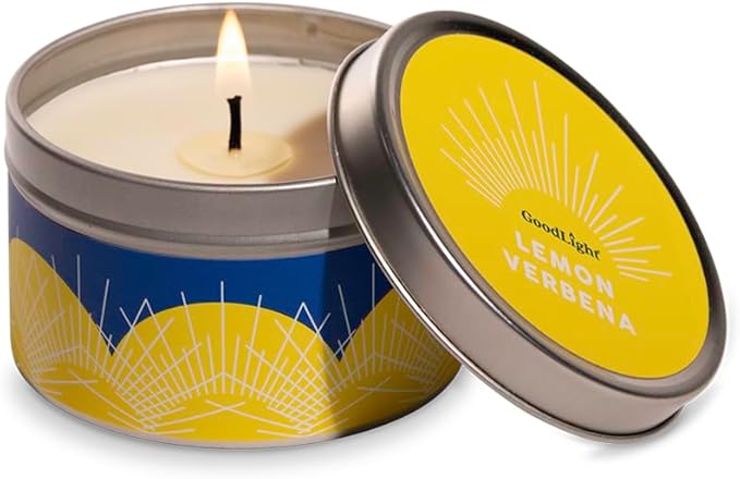 GoodLight Premium Paraffin-Free Scented Candle Collection, Set of 6 Natural Fragrances with Pure Essential Oils for a Clean-Burning, Relaxing Experience