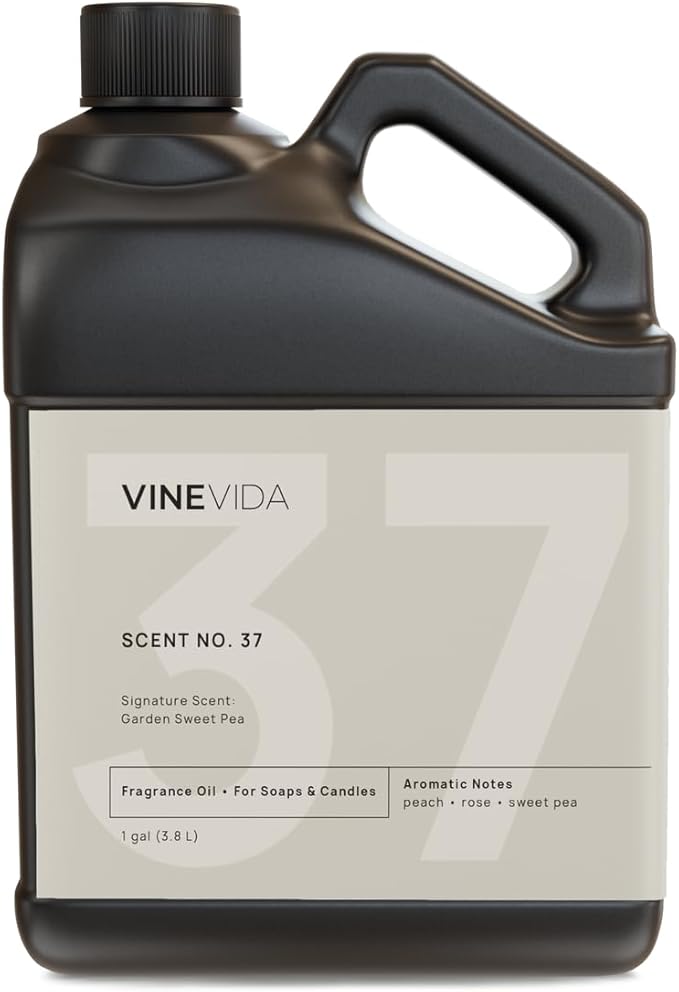 VINEVIDA [128oz] Garden Sweet Pea Fragrance Oil for Candle Making and Soap Making - Premium Candle Scents for Soy Candles