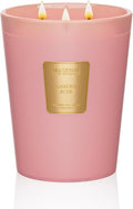 M&SENSE Garden Rose Scented Candle 35oz 150H Burn Time Long Lasting, 3-Wick Natural Aromatherapy Candle, Home Fragrance Housewarming Gifts