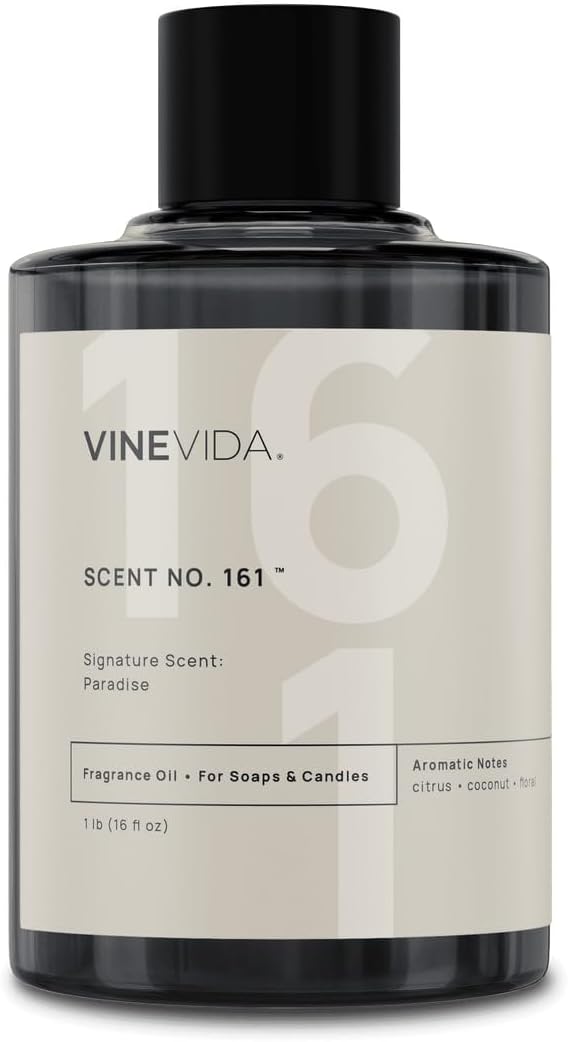 VINEVIDA [16 oz] Paradise; Fragrance Oil for Candle Making and Soap Making - Premium Candle Scents for Soy Candles