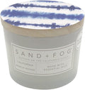 Sand + Fog Scented Candle - California Beach House – Additional Scents and Sizes – 100% Cotton Lead-Free Wick - Luxury Air Freshening Jar Candles - Perfect Home Decor – 12oz