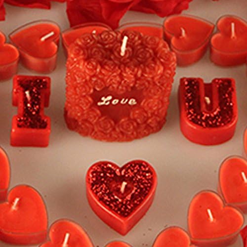 3D Rose Silicone Candle Molds Soap Molds Lovely Wedding Candle Molds Fondant Cake Moulds for Birthday Valentine's Day Wedding