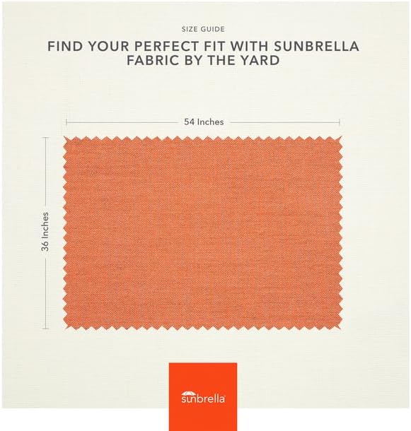 Sunbrella Outdoor Fabric by The Yard | Cast Coral | Official Sunbrella Seller | Indoor or Outdoor Upholstery Fabric for Chairs, Cushions, Drapery, Pillows, Furniture