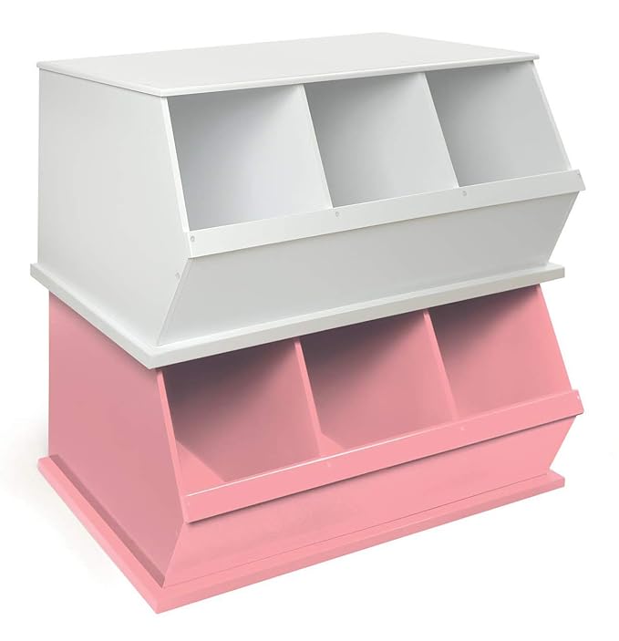 Badger Basket Three-Cubby Storage Unit – Versatile Organizer for Kids' Toys, Books, and Clothes – Durable and Stylish Design