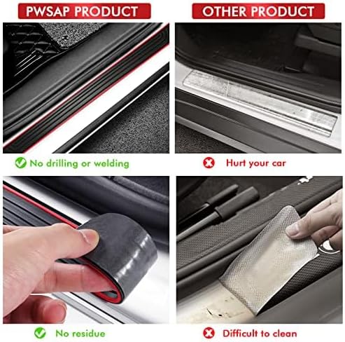 4 Pcs Door Sills for Sonata SEL 2024,Threshold Footplate Kickplates Doorsills Guard Protector Plate Shield Sillstrip Kickplate Strips Scuff
