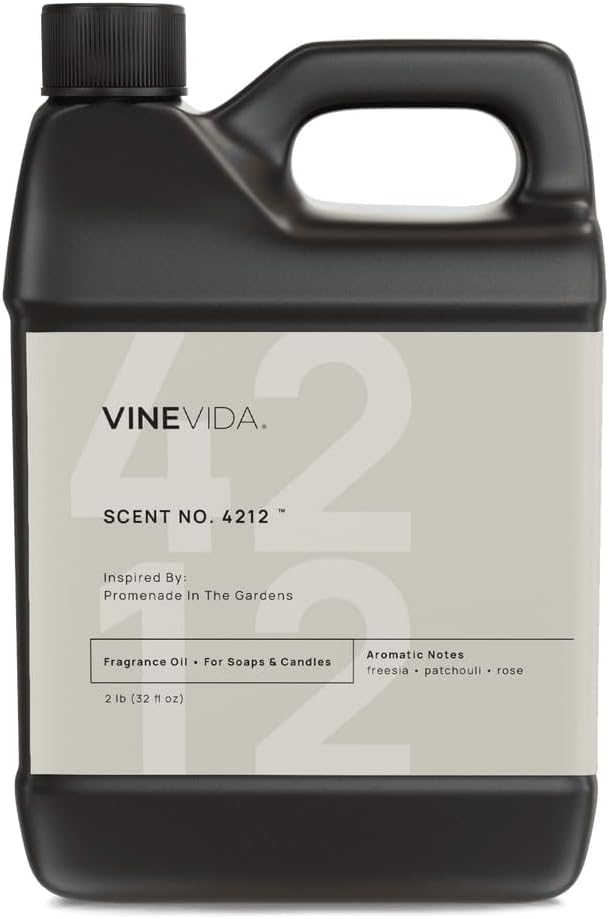 VINEVIDA [32 Oz] Scent NO. 4212 Inspired by Promenade In The Gardens | Premium Fragrance Oil for Candle Making & Soap Making | Candle Scents for Soy Wax | Scented Oils for Car Freshies & Bath Products