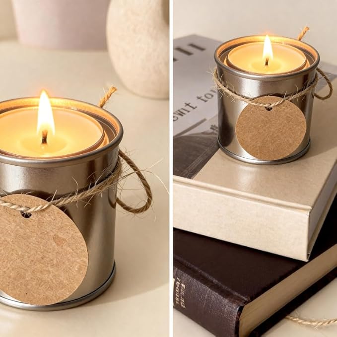 185 Pieces of Candle-Making Tools: 100 Cotton Wicks and 30 Wooden Wicks, 1 Wax Melting Pot, 3 Candle Cups,with Complete Tool Set，for Soy Beeswax DIY Candles