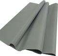 Mybecca Waterproof Canvas Marine Fabric 600 Denier Indoor/Outdoor PU Backing UV Protector Silver 1 Yard