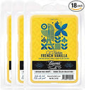 Beamer Candle Co. - Ol' Fashion French Vanilla – Creamy Vanilla, Nutmeg, Amber, Musk - 3 Packs of 6 Cubes – Odor Eliminating – 40 Hour Burn Time