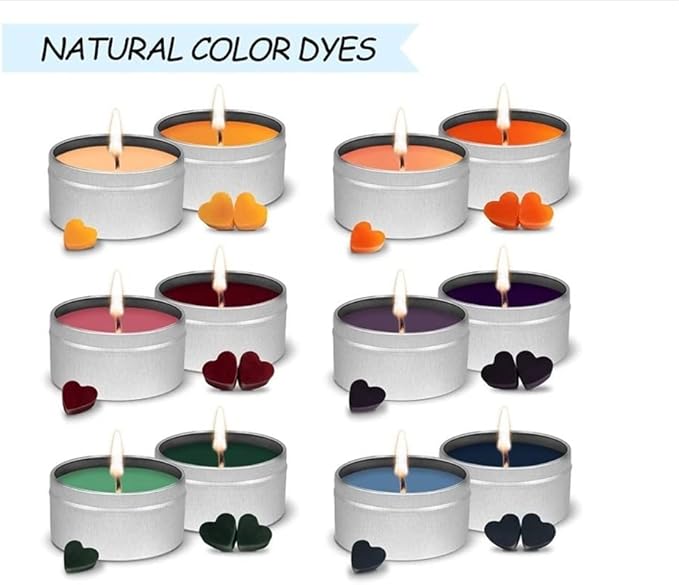 Candle Making Kit, Full DIY Soy Candle Making Kit with Candle Wax and Supplies Great Candle Kit with Jars Wax Wicks Scented Oil and More TH0JY-1210