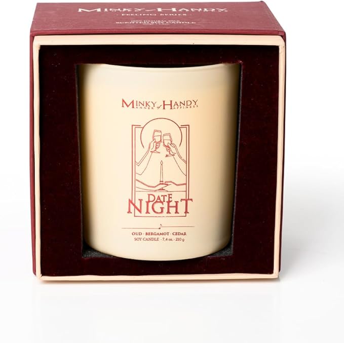 Candles for Home Scented - Luxury Soy with Oud Bergamot Cedar - Fall Soy Candle - Hand Poured Long-Lasting Highly Scented Jar Candle