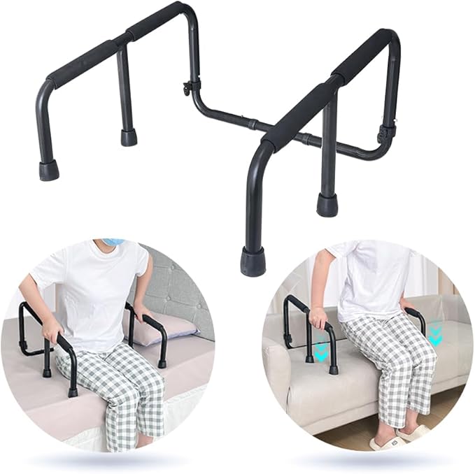 Mybow Stand Assist, Chair Lift Assist Devices for Seniors Elderly, Mobility Standing Aid Rail for Couch, Chair Assistance Handle for Disabled Patients, Safety Grab Bar for Home Care Portable Device