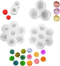 Silicone Flower Molds Set, 3D Rose Peony Succulent Design, 7-Cavity Resin Casting Molds for Candle Making, Soap, Wax Melts, Epoxy Crafts, Cake Decoration