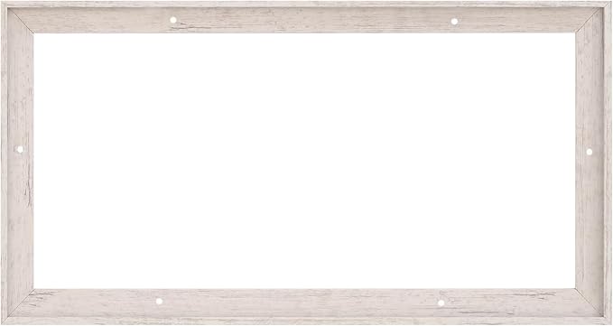 Pixy Canvas Floater Frame 14x18 for 1-1/2 (1.5) inch Deep Canvas Paintings/Canvas Prints/Wood Canvas Panels/Wall Art/Wall Decor/Home Decor/Artwork (Distressed White, 14 x 18 inch, Landscape)