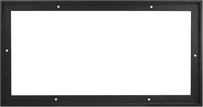 Pixy Canvas Floater Frame for 0.75 Inch Deep Paintings, Prints, Wood Panels, Wall Art, Home Decor, Artwork (Black Oak, 9 x 18 Inch, Landscape)