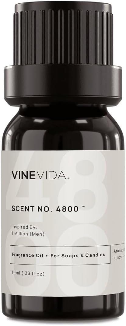VINEVIDA [10mL] Million (Men) Fragrance Oil for Candle Making - Natural Candle Oil Scents - Soap Making Essential Oil - Made in USA