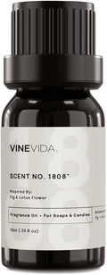 VINEVIDA [10mL] Fig & Lotus Flower Fragrance Oil for Candle Making - Natural Candle Oil Scents - Soap Making Essential Oil - Made in USA