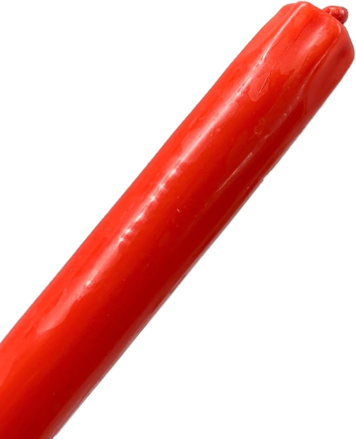 D'light Online Elegant 10" Seasonal Fall Taper Candles Premium Quality - Unscented, Hand-Dipped Tapered, Dripless and Smokeless - Set of 12 (10 Inch, Autumn Foliage)