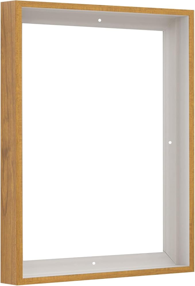Pixy Canvas Floater Frame 14x20 for 1-1/2 (1.5) inch Deep Canvas Paintings/Canvas Prints/Wood Canvas Panels/Wall Art/Wall Decor/Home Decor/Artwork (Natural Oak, 14 x 20 inch, Portrait)