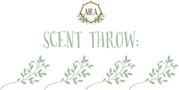 Aira Soy Candles - Organic, Kosher, Vegan, in Mason Jar w/Therapeutic Grade Essential Oil Blends - Hand-Poured 100% Soy Candle Wax - Paraffin Free, Burns 110+ Hours - Apple Cinnamon -16 Ounces