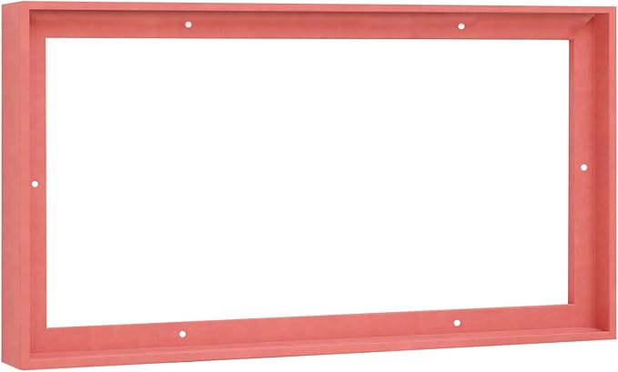 Pixy Canvas Floater Frame 48x60 for 1-1/2 (1.5) inch Deep Canvas Paintings/Canvas Prints/Wood Canvas Panels/Wall Art/Wall Decor/Home Decor/Artwork (Pastel Red/Pink, 48 x 60 inch, Landscape)