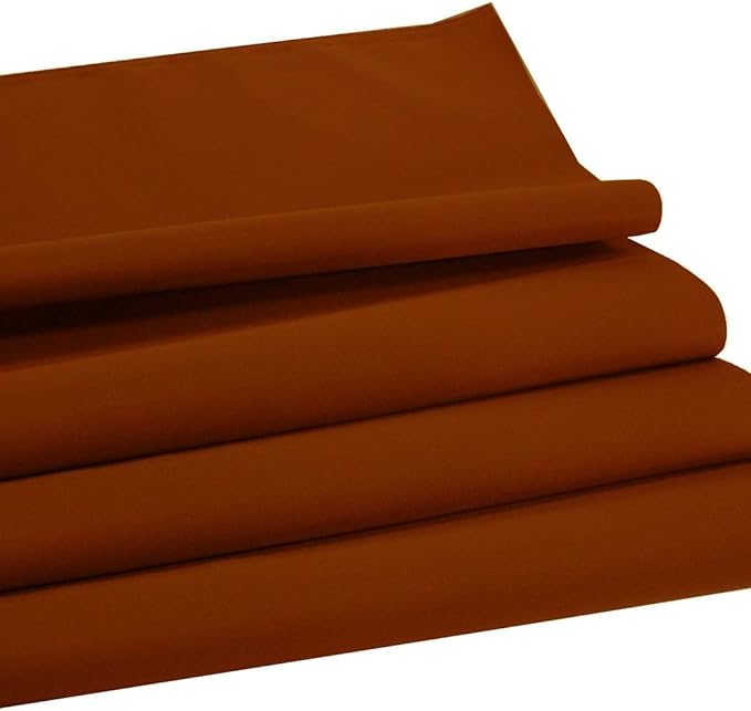 Mybecca Waterproof Canvas Marine Fabric 600 Denier Indoor/Outdoor PU Backing UV Protector Rust 1 Yard