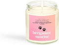 Bergamot Sunrise | Mini Pet Friendly Candle | Pet Safe | All Natural Clean Burning Soy | Non-Toxic | Dog & Cat Safe | Pet Odor Eliminator | Air Freshening Scented Candle | 4 oz